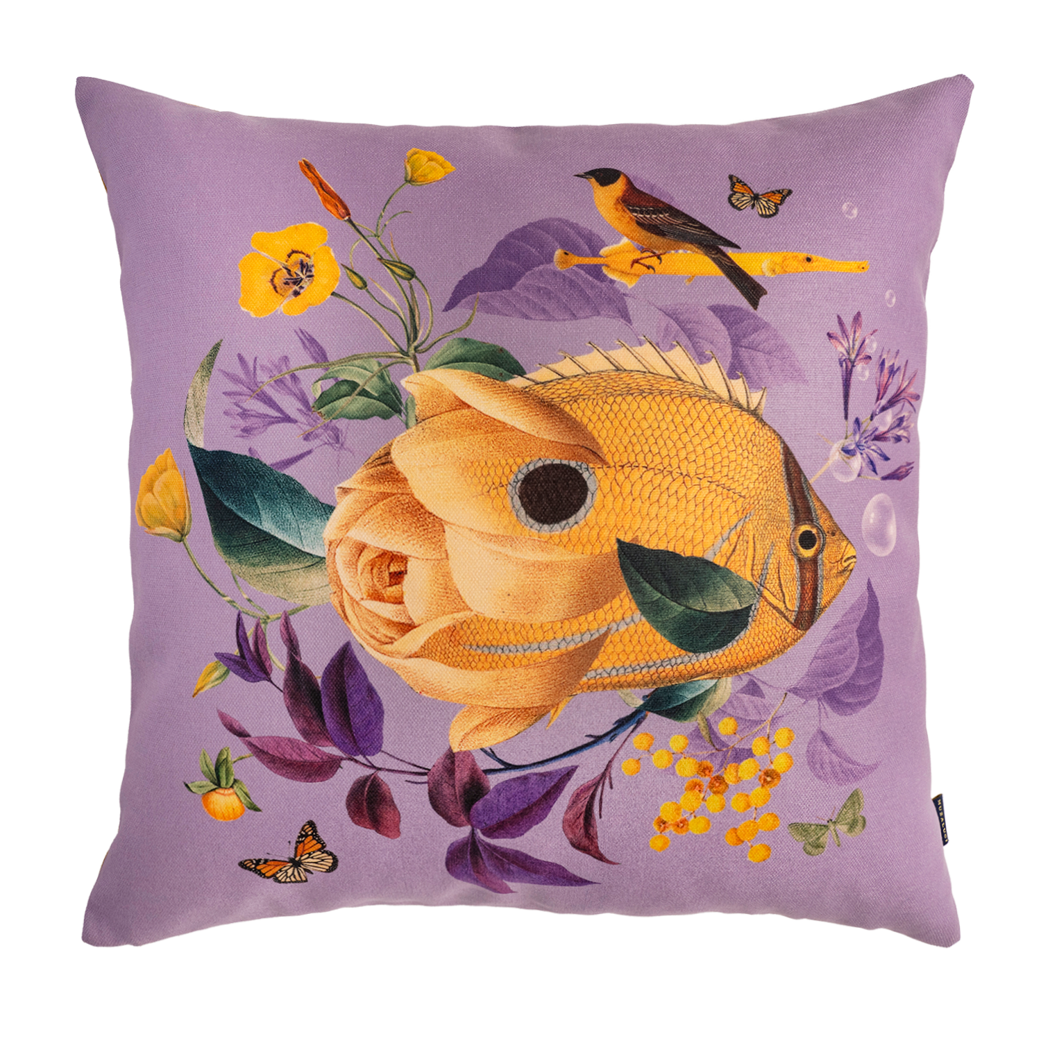 Amarello Fish - Canvas Pillow