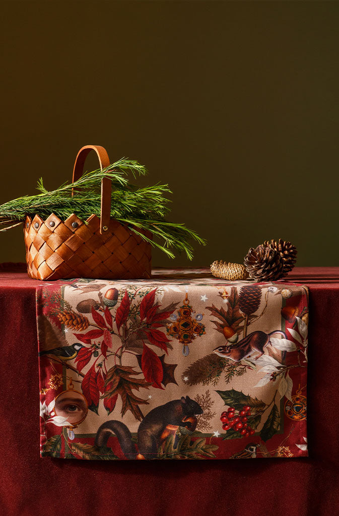 Navidad Ardilla - Table Runner