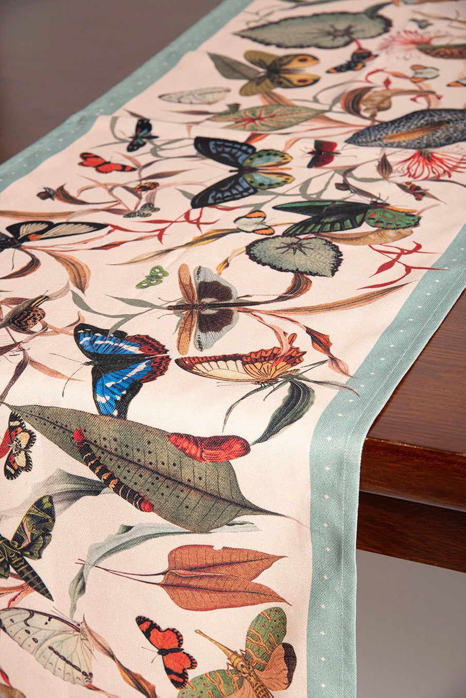 Butterfly Aqua - Table Runner