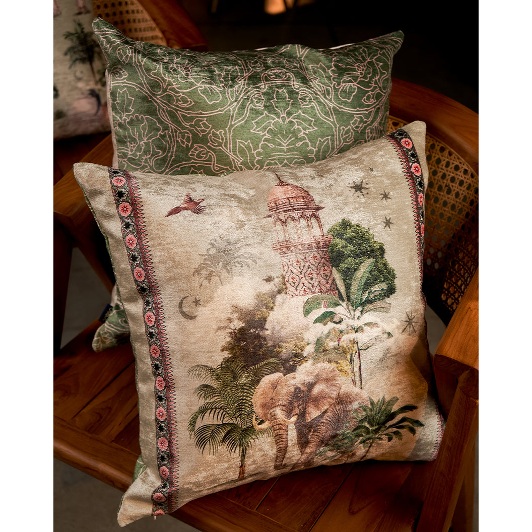 Desierto Elephant - Velvet Pillow