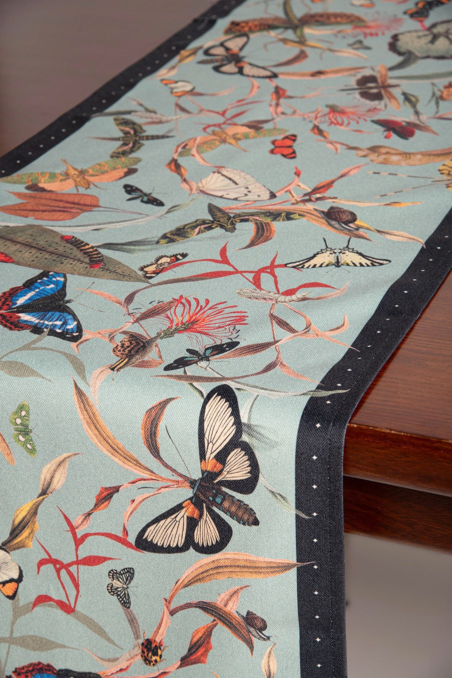 Butterfly Black - Table Runner