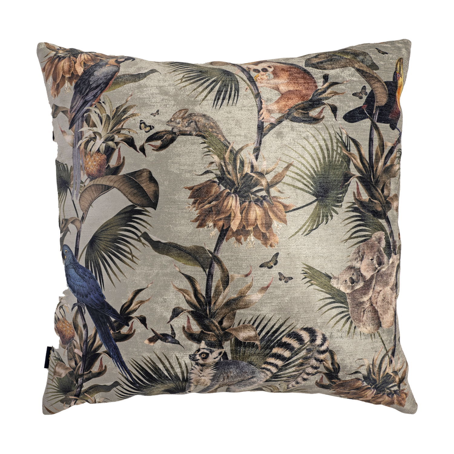 Selva Vintage Animals - Velvet Pillow
