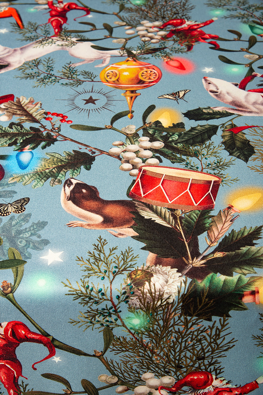 Santa´s Atelier Blue - Tablecloth