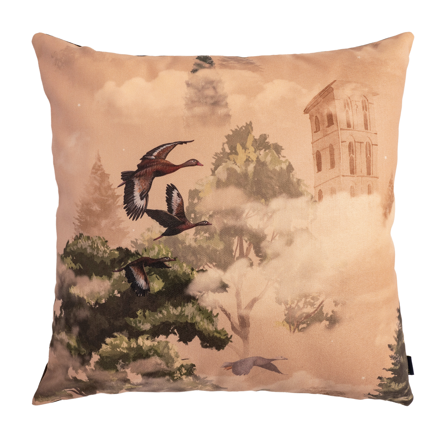 Ducks Tree - Canvas Pillow