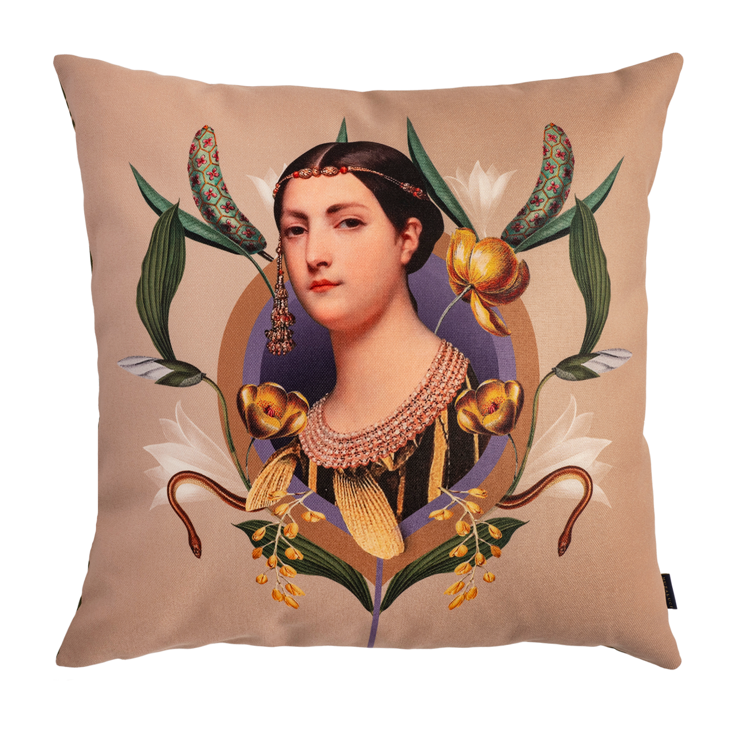 Retro Woman - Canvas Pillow