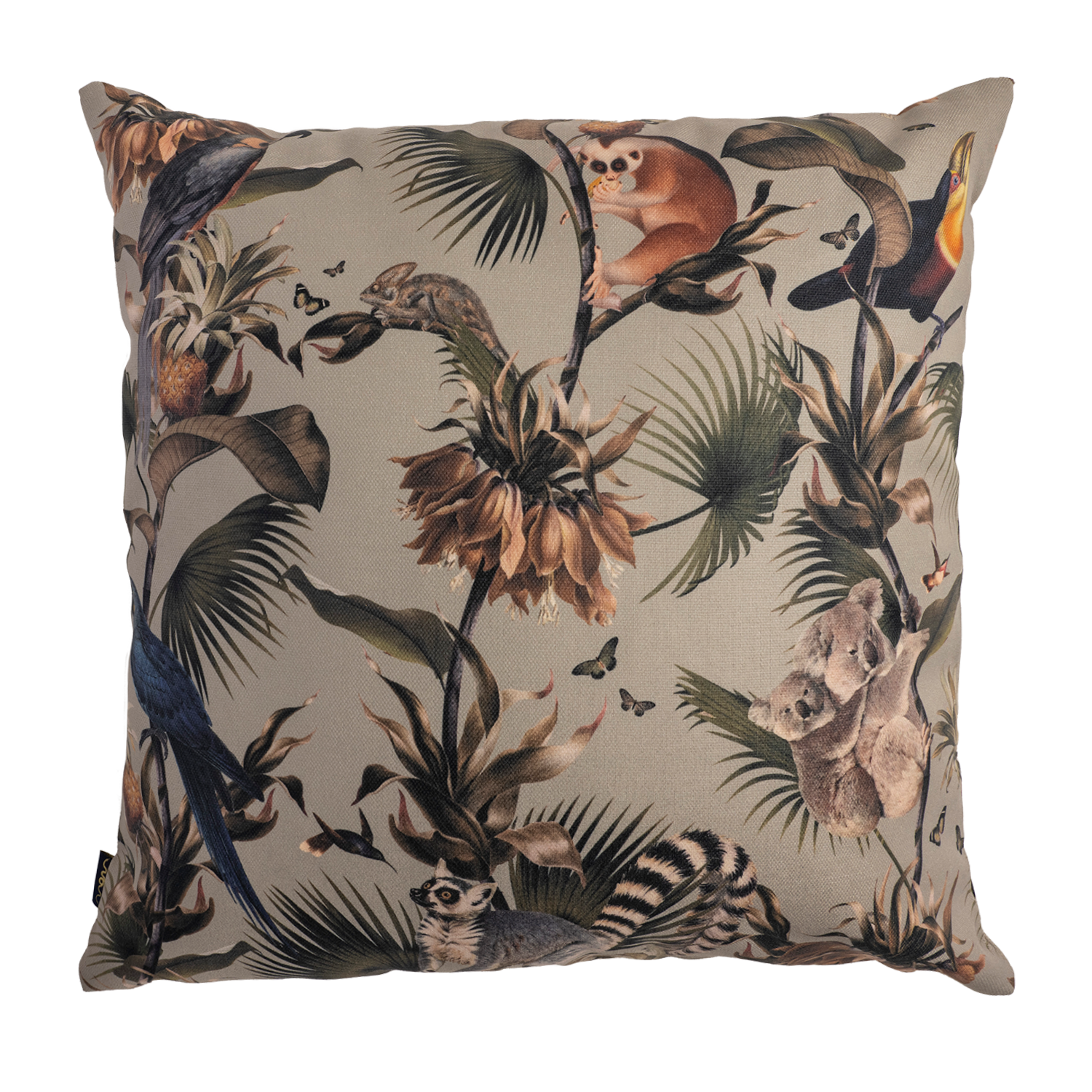 Selva Vintage Animals - Canvas Pillow